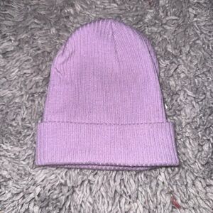 Forever 21 Lilac Ribbed Cuffed Beanie